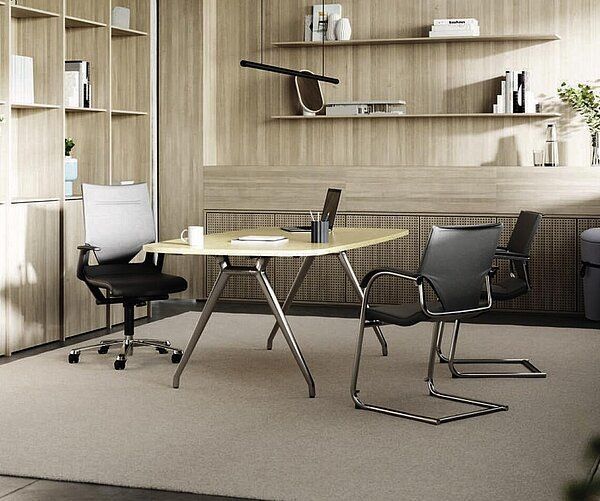 Minimalist design office chair - MODUS - Wilkhahn - indoor / not ...