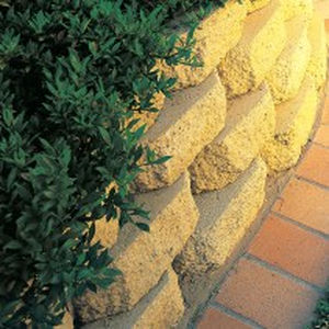 Solid concrete block - GARDENWALL® - Cultured Stone Products - for