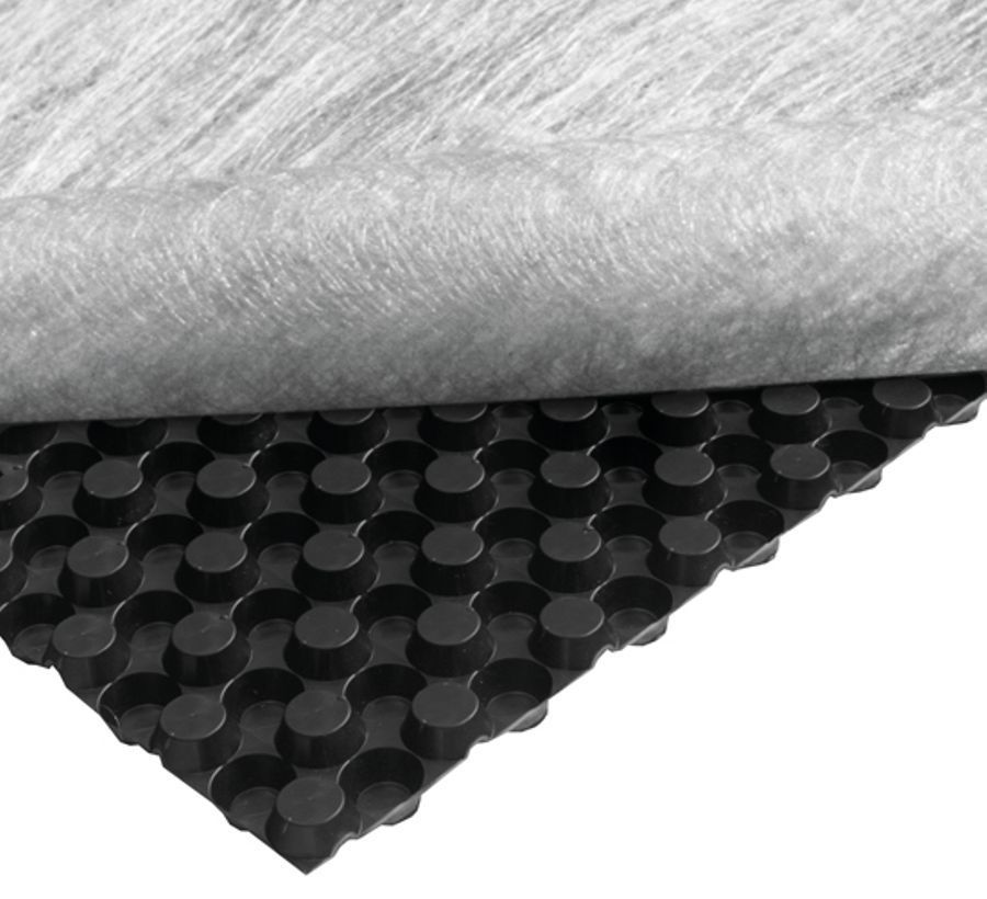 Studded draining sheet NewSeal 408 DeckDrain Newton Waterproofing
