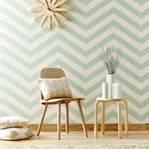Contemporary wallpaper / striped / fabric...