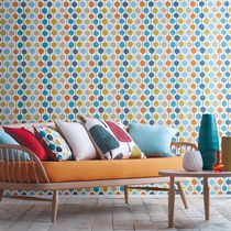 Contemporary wallpaper / patterned / color...