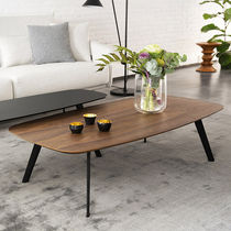 Contemporary coffee table / oak / walnut...
