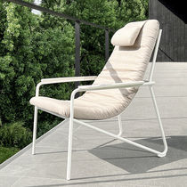 Contemporary armchair / acrylic fabric /...