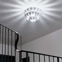 Contemporary ceiling light / painted metal...