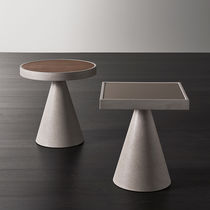 Contemporary coffee table / concrete / fiber-reinforced...