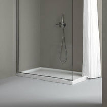 Rectangular shower base / floor level /...