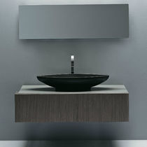 Countertop washbasin / oval / ceramic /...