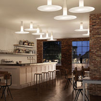 Contemporary ceiling light / round / aluminum...