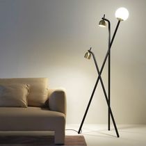 Tripod lamp / floor-standing / contemporary...