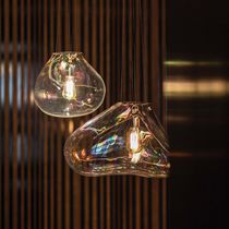Pendant lamp / blown glass / original design...