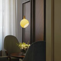 Pendant lamp / contemporary / glass / dimmable