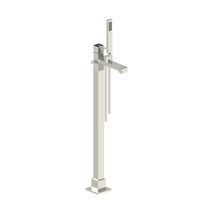 Bathtub mixer tap / floor-mounted / chromed...