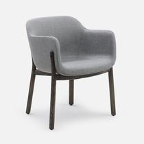 Contemporary dining chair / upholstered...