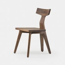 Contemporary dining chair / ash / American...