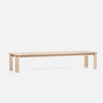 Contemporary table / solid wood / Douglas...