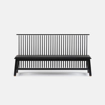 Contemporary bench / oak / solid wood /...
