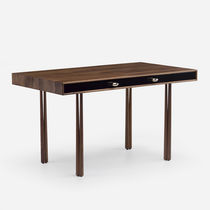 Contemporary desk / oak / walnut / lacquered...
