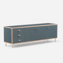 Contemporary sideboard / oak / walnut /...