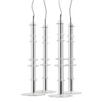 Pendant lamp / contemporary / glass / LED