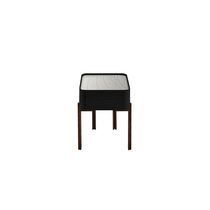 Contemporary bedside table / ash / brass...