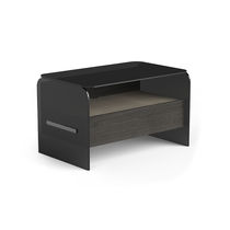 Contemporary bedside table / lacquered wood...