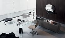 Multimedia desk / aluminum / stainless steel...