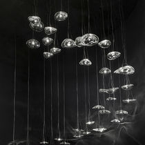 Pendant lamp / crystal / contemporary /...