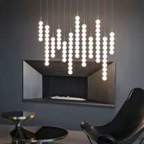 Pendant lamp / brass / borosilicate glass...