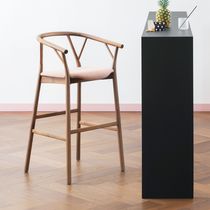 Contemporary bar chair / fabric / synthetic...