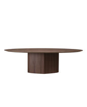 Contemporary table / oak / walnut / ash