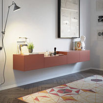 Wall-mounted sideboard / contemporary /...
