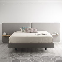 Double bed / contemporary / upholstered...