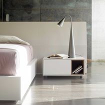 Contemporary bedside table / wooden / wooden...