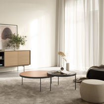 Contemporary coffee table / wooden / lacquered...