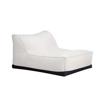 Contemporary sun lounger / fabric / 100%...
