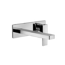 Washbasin mixer tap / wall-mounted / chromed...