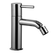 Bidet mixer tap / countertop / chromed metal...