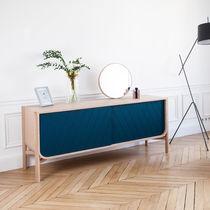 Contemporary sideboard / oak / lacquered...