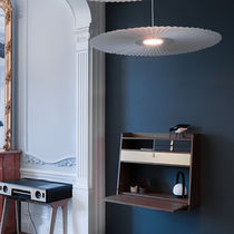 Contemporary secretary desk / walnut / oak...
