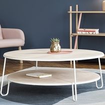 Contemporary coffee table / oak / MDF /...