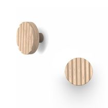Contemporary coat hook / natural oak / individual