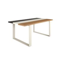 Contemporary dining table / oak / walnut...