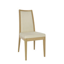 Contemporary dining chair / upholstered...