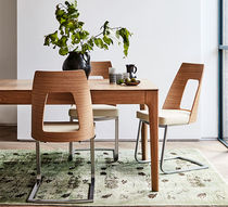 Contemporary dining chair / upholstered...