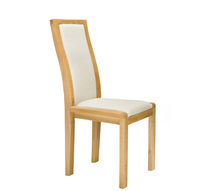 Contemporary dining chair / upholstered...