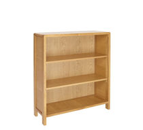 Low bookcase / contemporary / oak