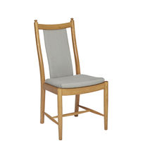 Traditional dining chair / upholstered /...
