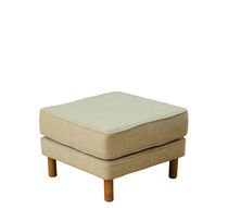 Traditional footrest / fabric / ash