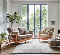 Traditional sofa / fabric / 2-person / 3-seater