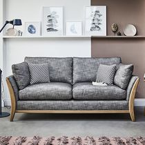 Contemporary sofa / fabric / 2-person /...